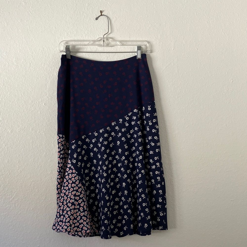 Blue Talbots Skirt